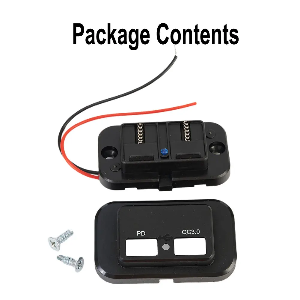 PD+QC3.0 Charging Socket Dual Ports Plug Charger Socket For 12/24V Car Boat Motorhome Caravan Camping Accessories
PD+QC3.0 Charging Socket Dual Ports Plug Charger Socket For 12/24V Car Boat Motorhome Caravan Camping Accessories