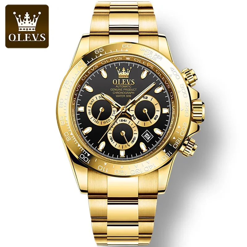 OLEVS 6638 Full-automatic Waterproof Watch for Men Fashion Stainless Steel Strap Automatic Mechanical Men Wristwatches Luminous
OLEVS 6638 Full-automatic Waterproof Watch for Men Fashion Stainless Steel Strap Automatic Mechanical Men Wristwatches Luminous