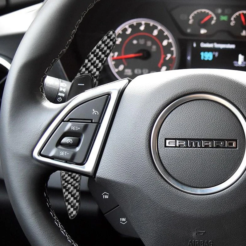 Carbon Fiber Car Styling for Chevrolet Camaro 6th Gen 2016 17 2018 Steering Wheel Shift DSG Paddles Decoration Trim Accessories
Carbon Fiber Car Styling for Chevrolet Camaro 6th Gen 2016 17 2018 Steering Wheel Shift DSG Paddles Decoration Trim Accessories