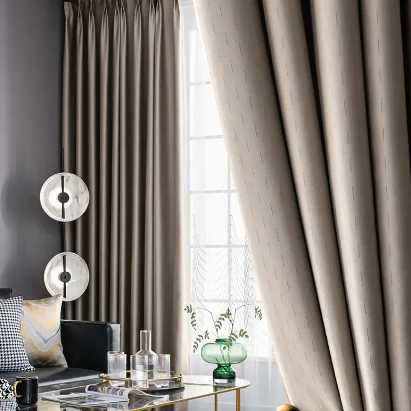 Modern Blackout Curtains for Living Room Bedroom Solid Color Custom Window Curtain Minimalist High Precision Partition Cortinas
Modern Blackout Curtains for Living Room Bedroom Solid Color Custom Window Curtain Minimalist High Precision Partition Cortinas