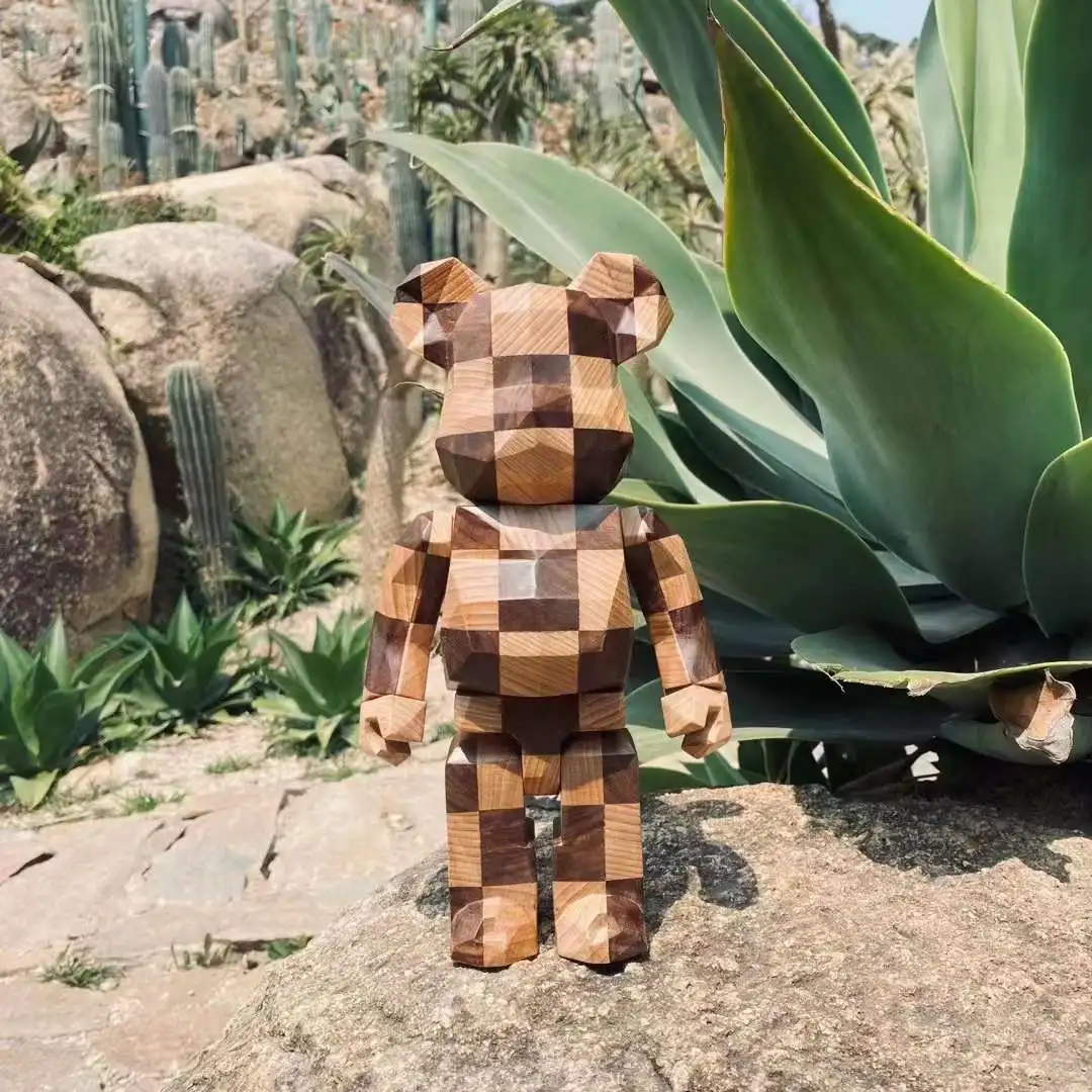 Bearbrick 400% 28cm KarimokuChess Rhombus Chessboard Plaid Bear BE@RBRICK Collection Teddy Bear Solid Wood Figure
Bearbrick 400% 28cm KarimokuChess Rhombus Chessboard Plaid Bear BE@RBRICK Collection Teddy Bear Solid Wood Figure