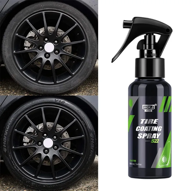 Tyre Gloss Tire Coating Spray Hydrophobic HGKJ S22 Sealant Wax for Car Wheel Auto Care Re-black Shine Chemistry Filler 100/300ml
Tyre Gloss Tire Coating Spray Hydrophobic HGKJ S22 Sealant Wax for Car Wheel Auto Care Re-black Shine Chemistry Filler 100/300ml