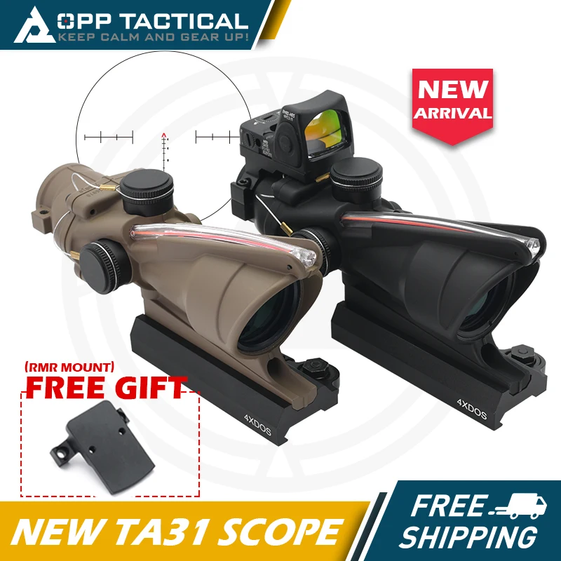 NEW 2023 Shockproof 4X32 TA31 Fiber Optics Illuminated Riflescope with Original Markings TA51 Flattop and LT100 QD Mount
NEW 2023 Shockproof 4X32 TA31 Fiber Optics Illuminated Riflescope with Original Markings TA51 Flattop and LT100 QD Mount