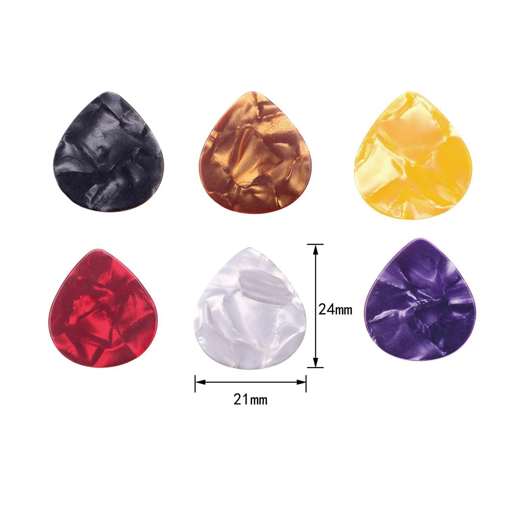 12PCS Guitar Picks Plectrum Mediator Celluloid Electric Smooth Guitar Picks Bass 0.75mm Acoustic Electric Guitar Accessories
12PCS Guitar Picks Plectrum Mediator Celluloid Electric Smooth Guitar Picks Bass 0.75mm Acoustic Electric Guitar Accessories