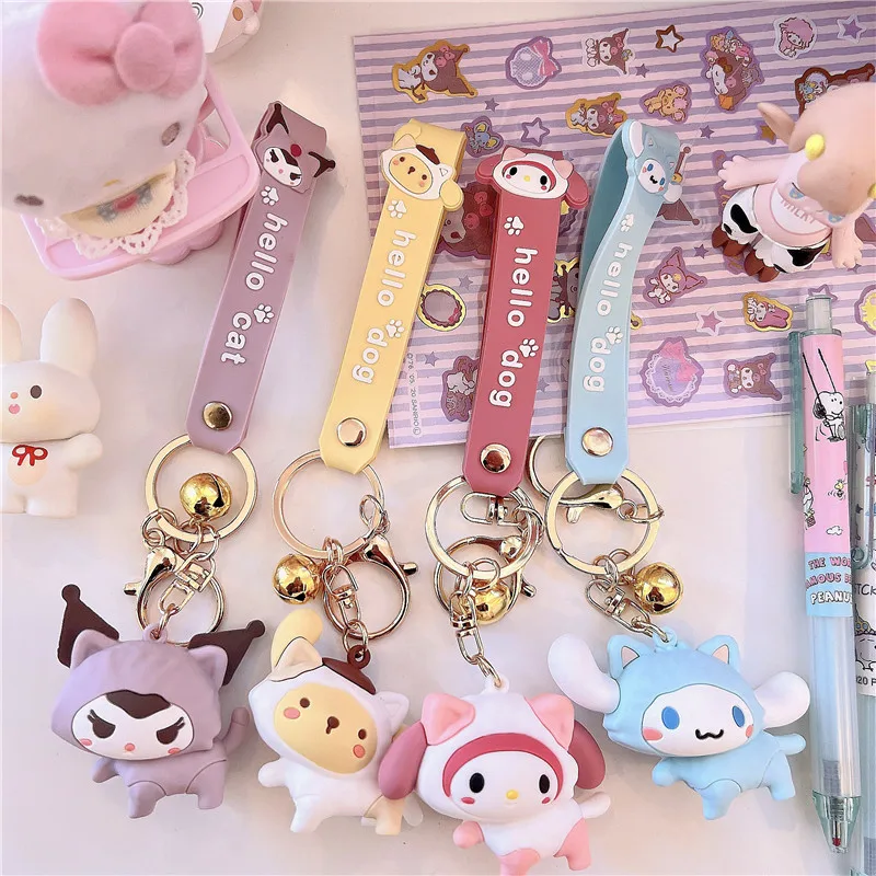1pc Cute Kuromi Cosplay Cat Keychain Cinnamoroll Acation Figure Keyring Bags Pendant
1pc Cute Kuromi Cosplay Cat Keychain Cinnamoroll Acation Figure Keyring Bags Pendant