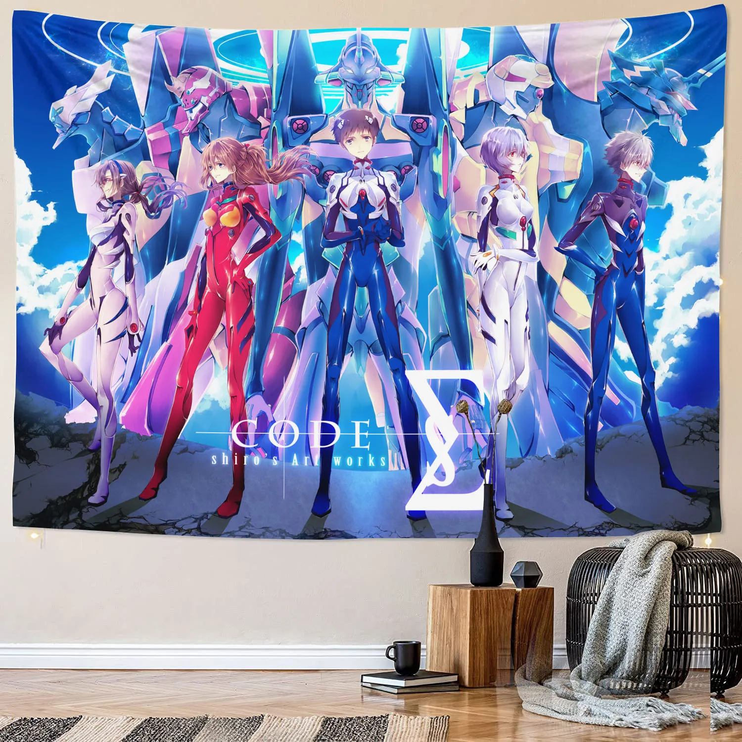 6 sizes Ne0n Genesis Evange-li0n Tapestry Wall Hanging Art Anime Headboard Tapestry Aesthetics Room Bedroom Decorations
6 sizes Ne0n Genesis Evange-li0n Tapestry Wall Hanging Art Anime Headboard Tapestry Aesthetics Room Bedroom Decorations