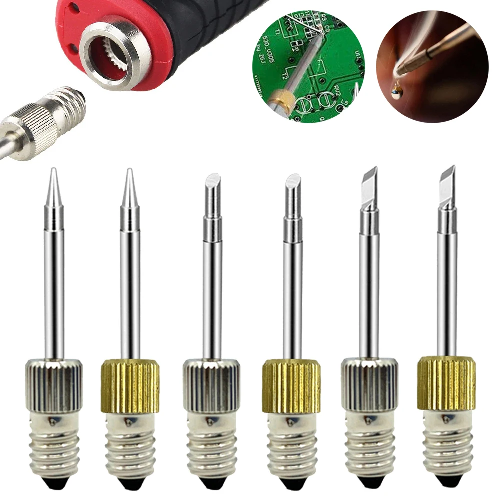 E10 Interface Soldering Iron Tips Welding Tips USB Soldering Tips Set B C K Type Welding Tools Accessories For General Welding
E10 Interface Soldering Iron Tips Welding Tips USB Soldering Tips Set B C K Type Welding Tools Accessories For General Welding