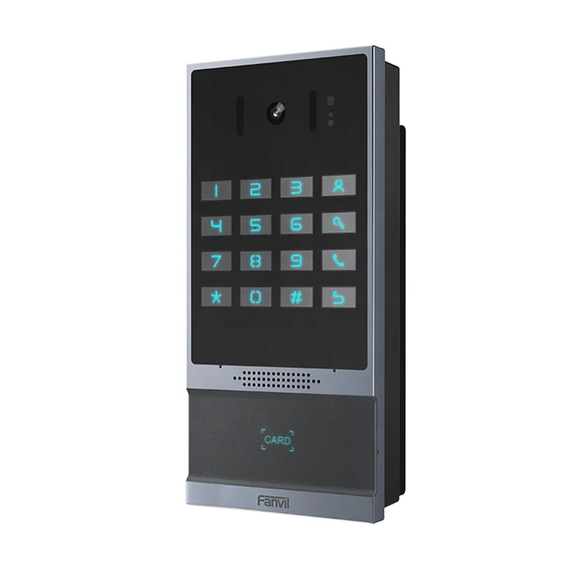 

I64 2 Mega-Pixel Video Intercom SIP IP Door Bell Doorphone With Password, RFID/IC Cards, NFC, Indoor Switch,Remote DTMF