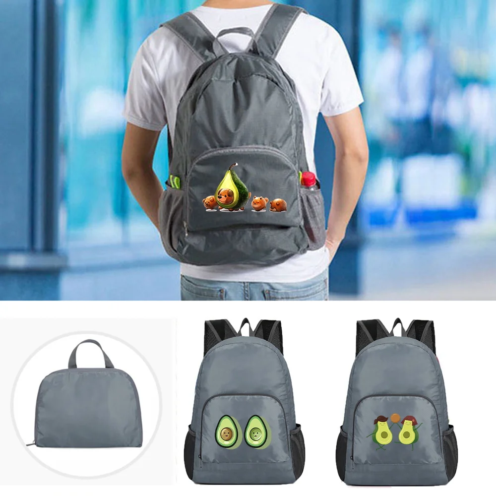 Men's Foldable Backpack Waterproof Travel Climbing Bag Nylon Avocado Pattern Hiking Backpacks Women Outdoor Sports Portable Bag
Men's Foldable Backpack Waterproof Travel Climbing Bag Nylon Avocado Pattern Hiking Backpacks Women Outdoor Sports Portable Bag