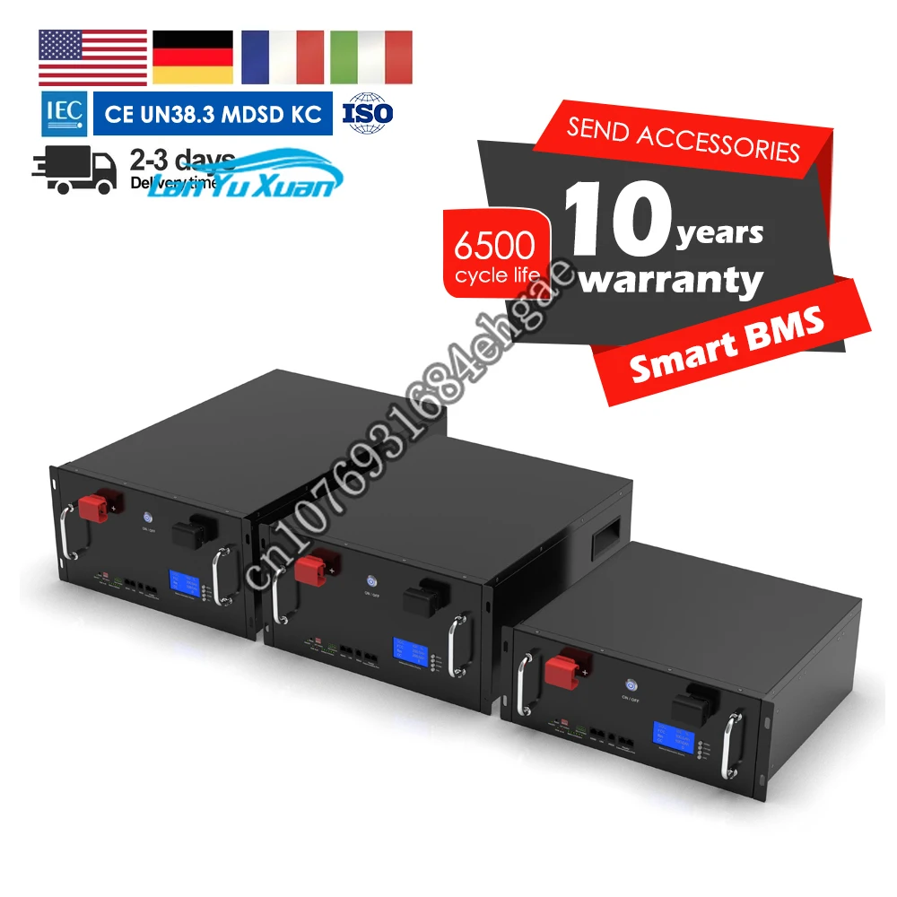 Delong 12 Years Factory Customized Rack 3U 4U 5U 2.5KWH 5KWH 10KWH 15KWH Solar Battery Deep Cycle 48V LiFePO4
Delong 12 Years Factory Customized Rack 3U 4U 5U 2.5KWH 5KWH 10KWH 15KWH Solar Battery Deep Cycle 48V LiFePO4