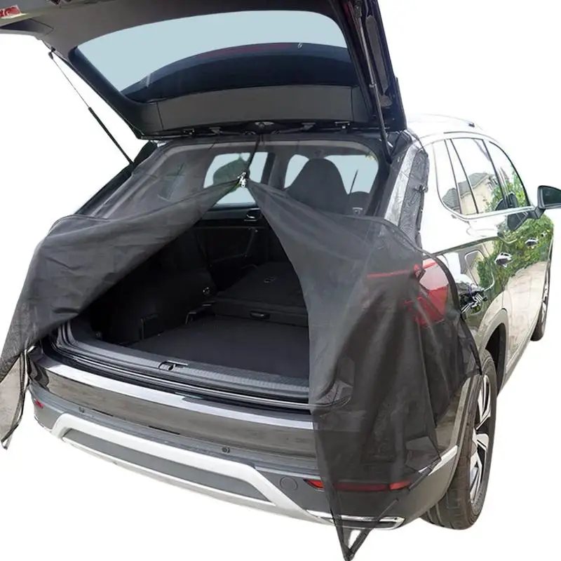 

Автомобильная Магнитная задняя дверь, ветровое стекло, вентиляция, Солнцезащитный комар, сетка для защиты от летающих насекомых для внедорожников/MPV/фургонов, наружные дорожные поездки