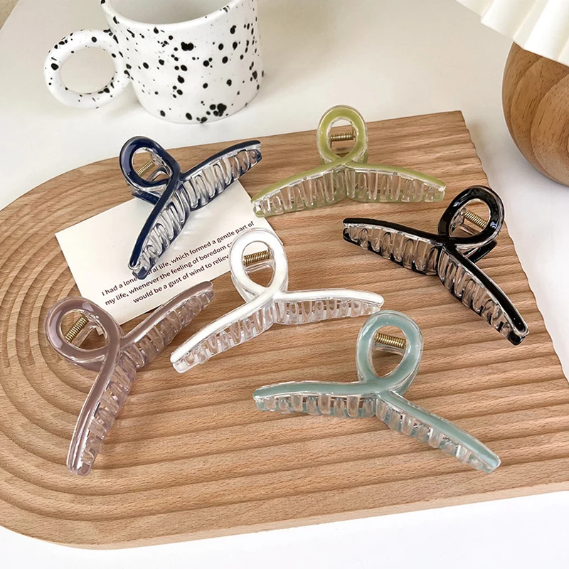 2022 New Claw Clip For Girls Women Tough Elegant Gift Hair Claw Large Size Hair Clamps Candy Chic Hairband Hair Accessories
2022 New Claw Clip For Girls Women Tough Elegant Gift Hair Claw Large Size Hair Clamps Candy Chic Hairband Hair Accessories