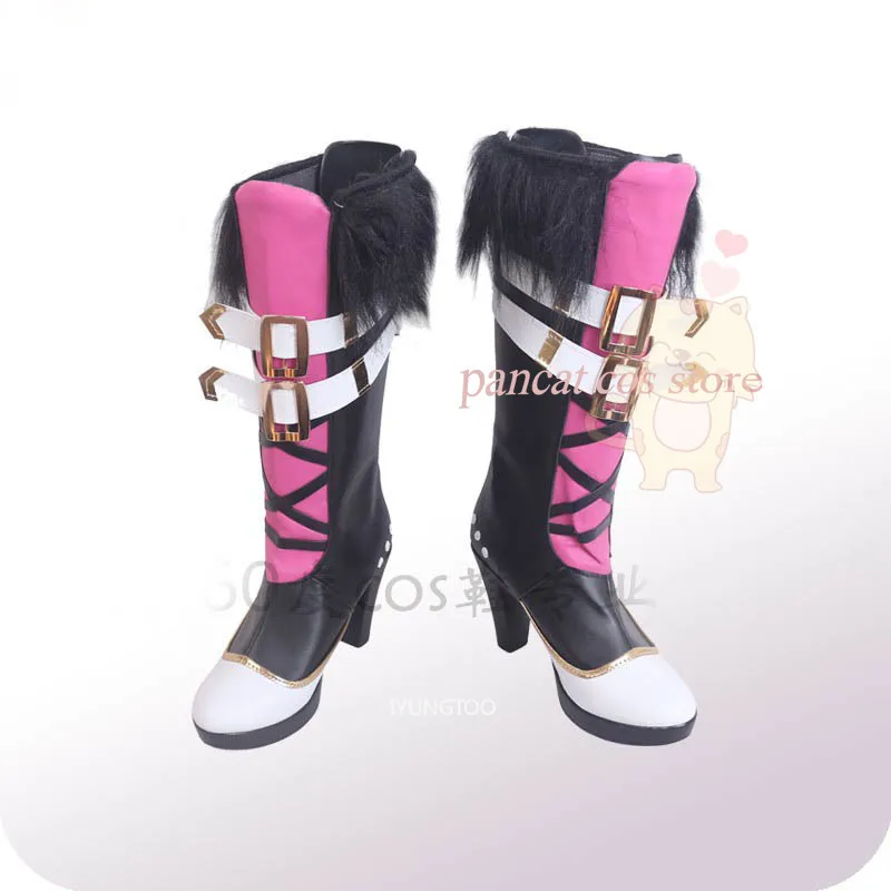 

Lovelive Anime Kurosawa Ruby Cosplay Shoes Comic Anime Game Cos Long Boots Cosplay Costume Prop Shoes for Con Halloween Party