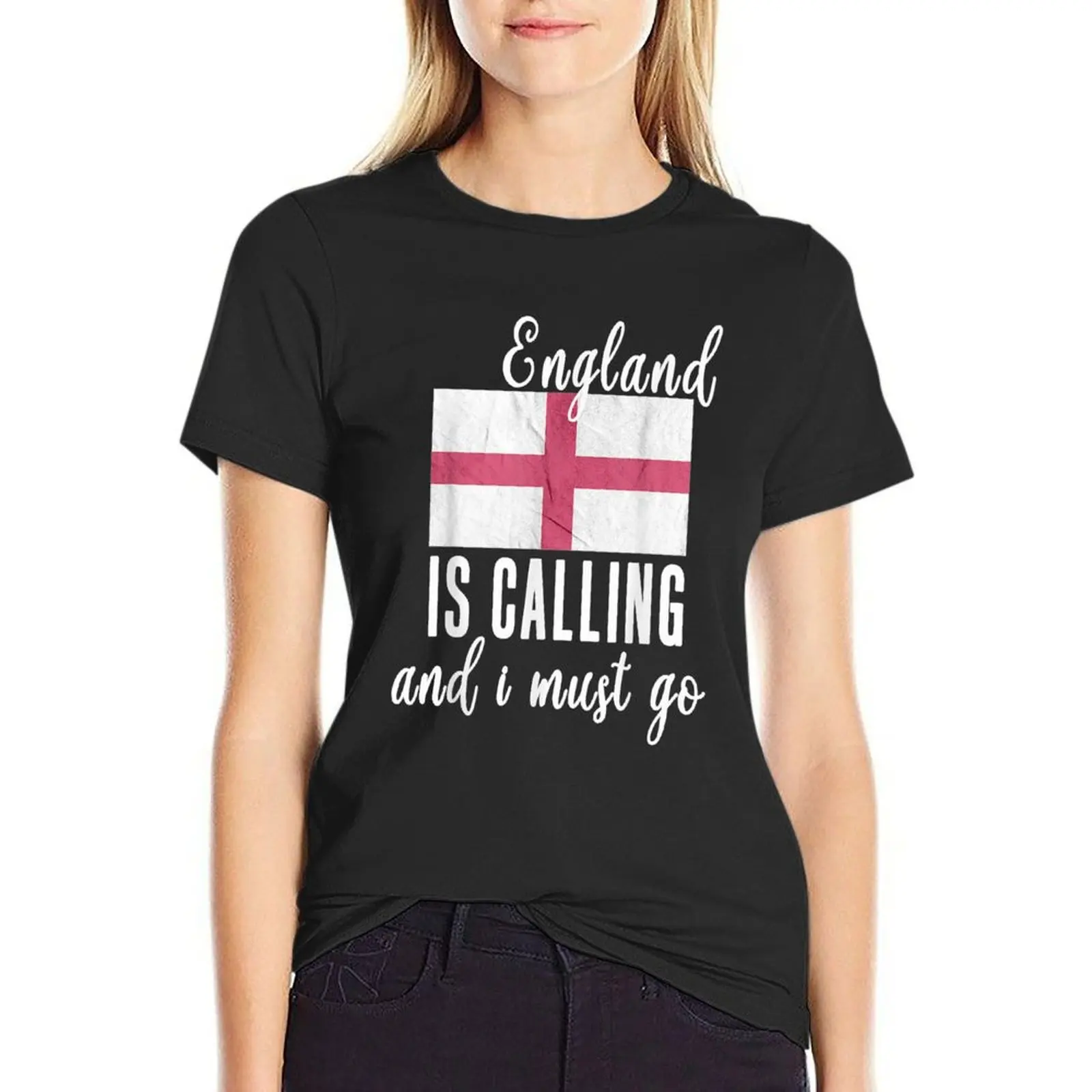 England Flag T-shirt tees aesthetic clothes Female clothing western t shirts for Women
England Flag T-shirt tees aesthetic clothes Female clothing western t shirts for Women