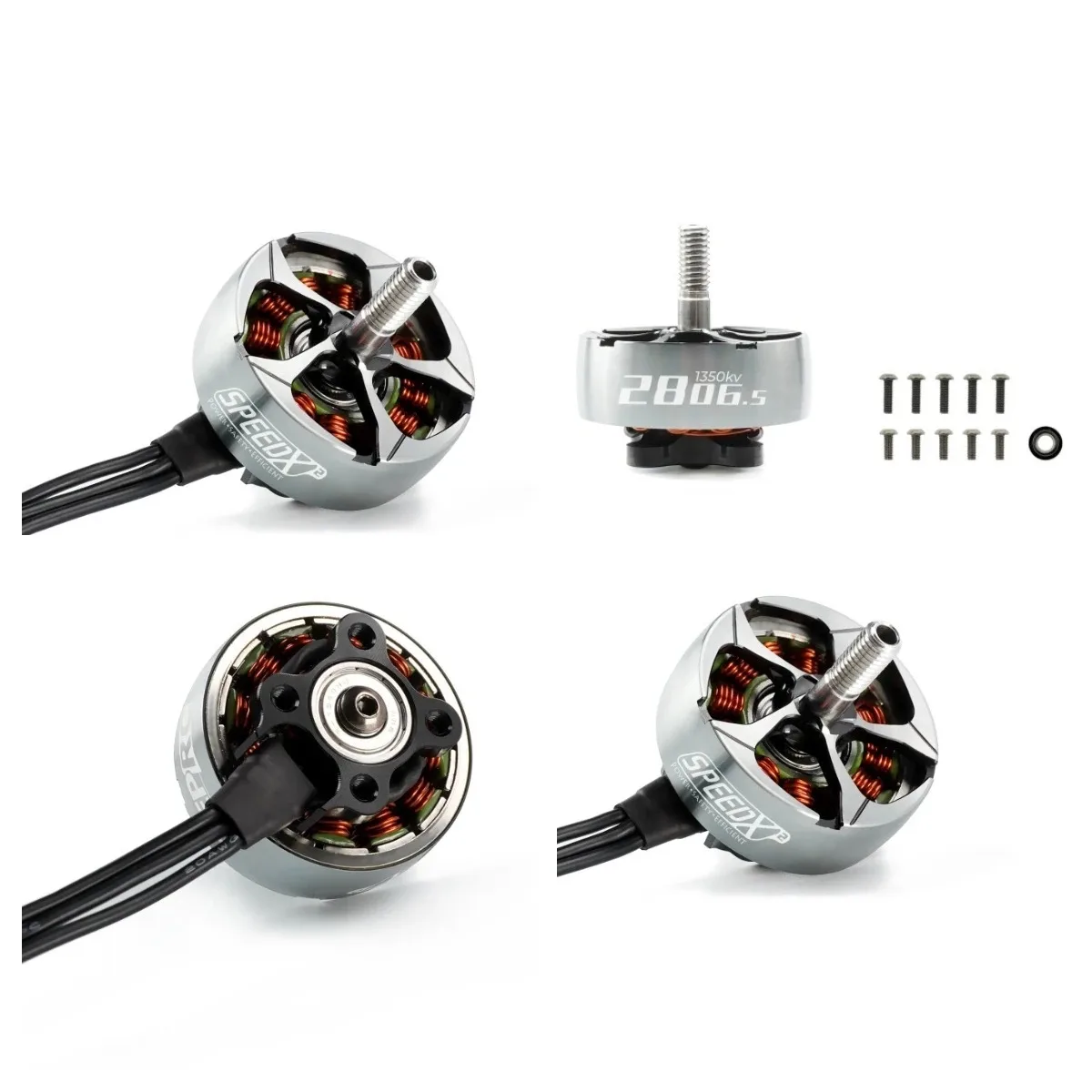 GEPRC SPEEDX2 2806.5 1350KV/1760KV Motor4-6S Brushless Motor for RC Multirotor FPV Freestyle 6-7inch Long Range Drones DIY Parts
GEPRC SPEEDX2 2806.5 1350KV/1760KV Motor4-6S Brushless Motor for RC Multirotor FPV Freestyle 6-7inch Long Range Drones DIY Parts