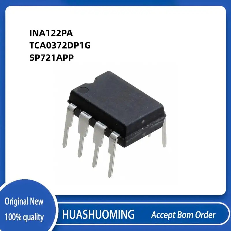 5Pcs/Lot New INA122PA INA122P INA122 TCA0372DP1G TCA0372 0372DP1 SP721APP SP721A SP721 DIP8
5Pcs/Lot New INA122PA INA122P INA122 TCA0372DP1G TCA0372 0372DP1 SP721APP SP721A SP721 DIP8