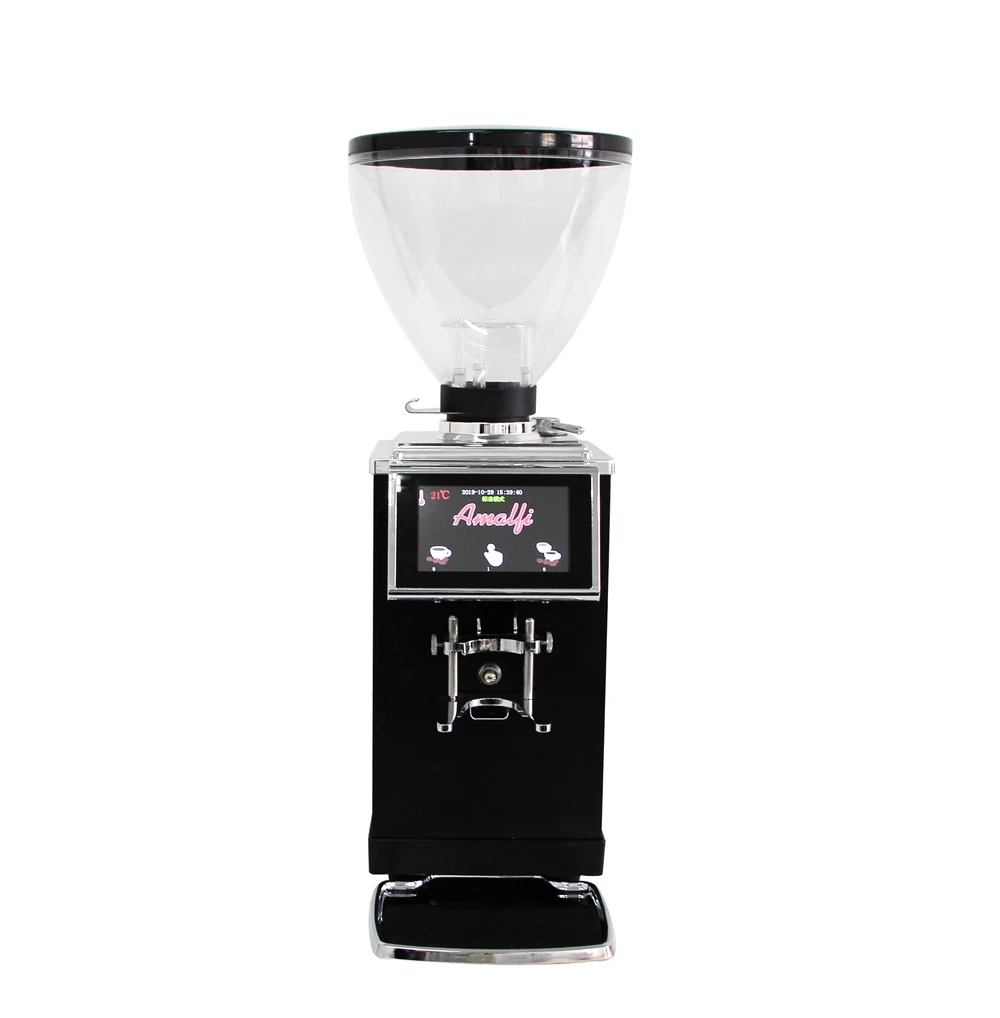 

Good Quality Professional Flat Burr Electrical Coffee Grinder Machine with Touch Screen