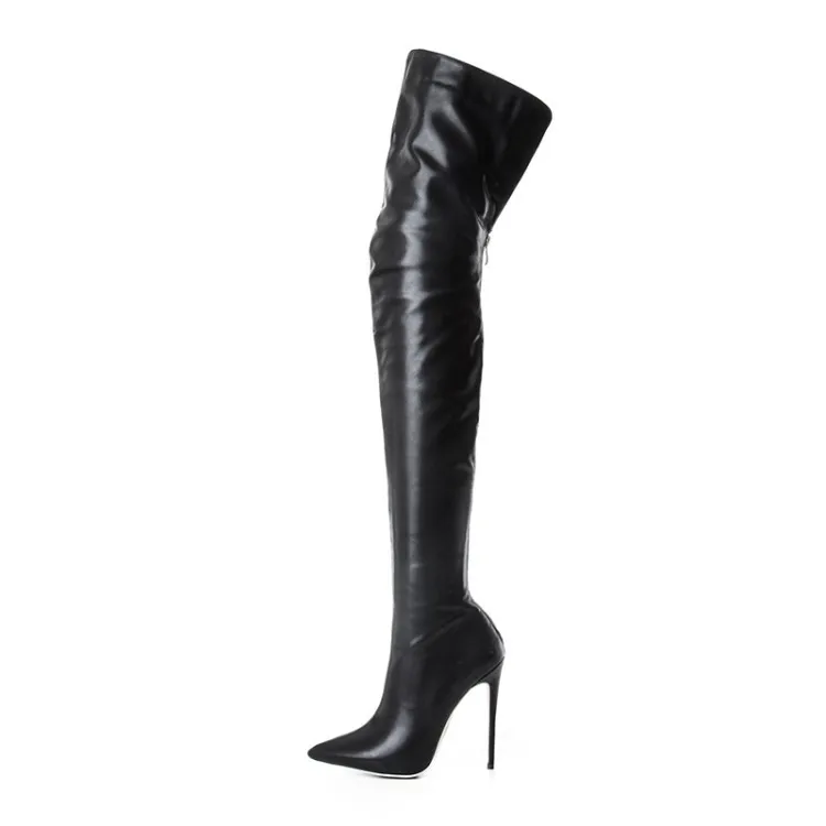 Dropshipping Sexy Personalized Over the Knee Boots Pointed Stiletto Heel Plus Size Women's Boots Slim and Stretchy Boots 34&46 
Dropshipping Sexy Personalized Over the Knee Boots Pointed Stiletto Heel Plus Size Women's Boots Slim and Stretchy Boots 34&46