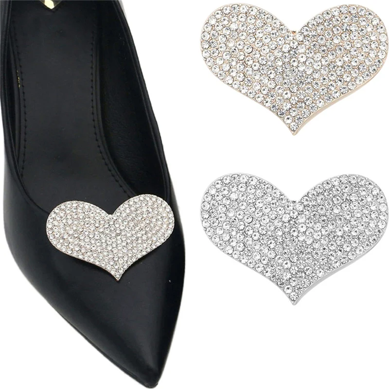 1 Pair Upscale Decorative Shoe Clips Heart Shaped Rhinestone Shoe Accessories Detachable Shoe Buckle Women Wedding Party Decor
1 Pair Upscale Decorative Shoe Clips Heart Shaped Rhinestone Shoe Accessories Detachable Shoe Buckle Women Wedding Party Decor