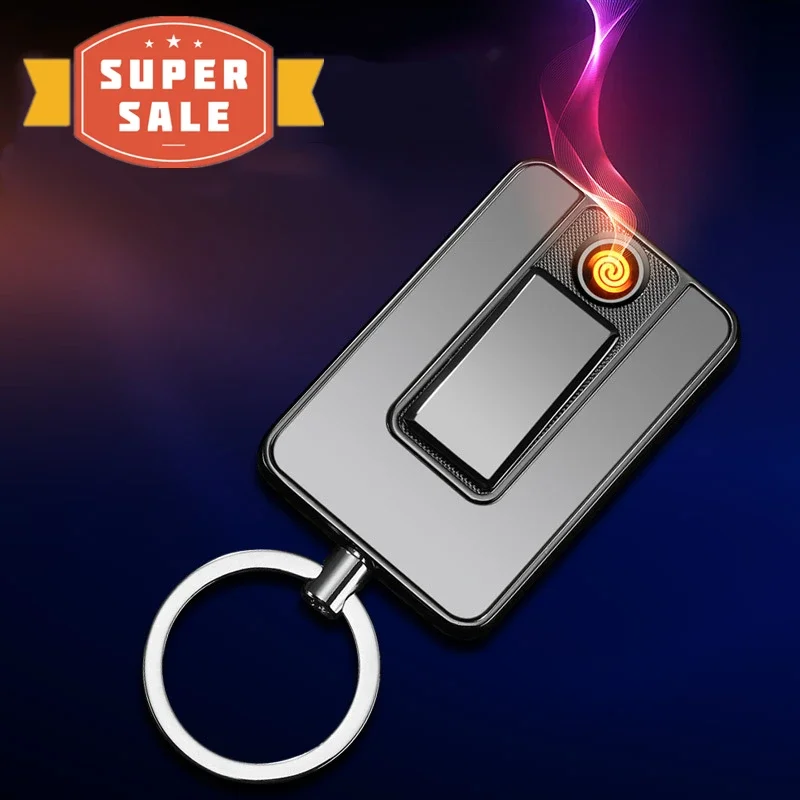 New Electric Mental Tungsten Lighter USB Rechargeable Outdoor Windproof Flameless Igintion Tools Portable Keychain Gife For Men
New Electric Mental Tungsten Lighter USB Rechargeable Outdoor Windproof Flameless Igintion Tools Portable Keychain Gife For Men