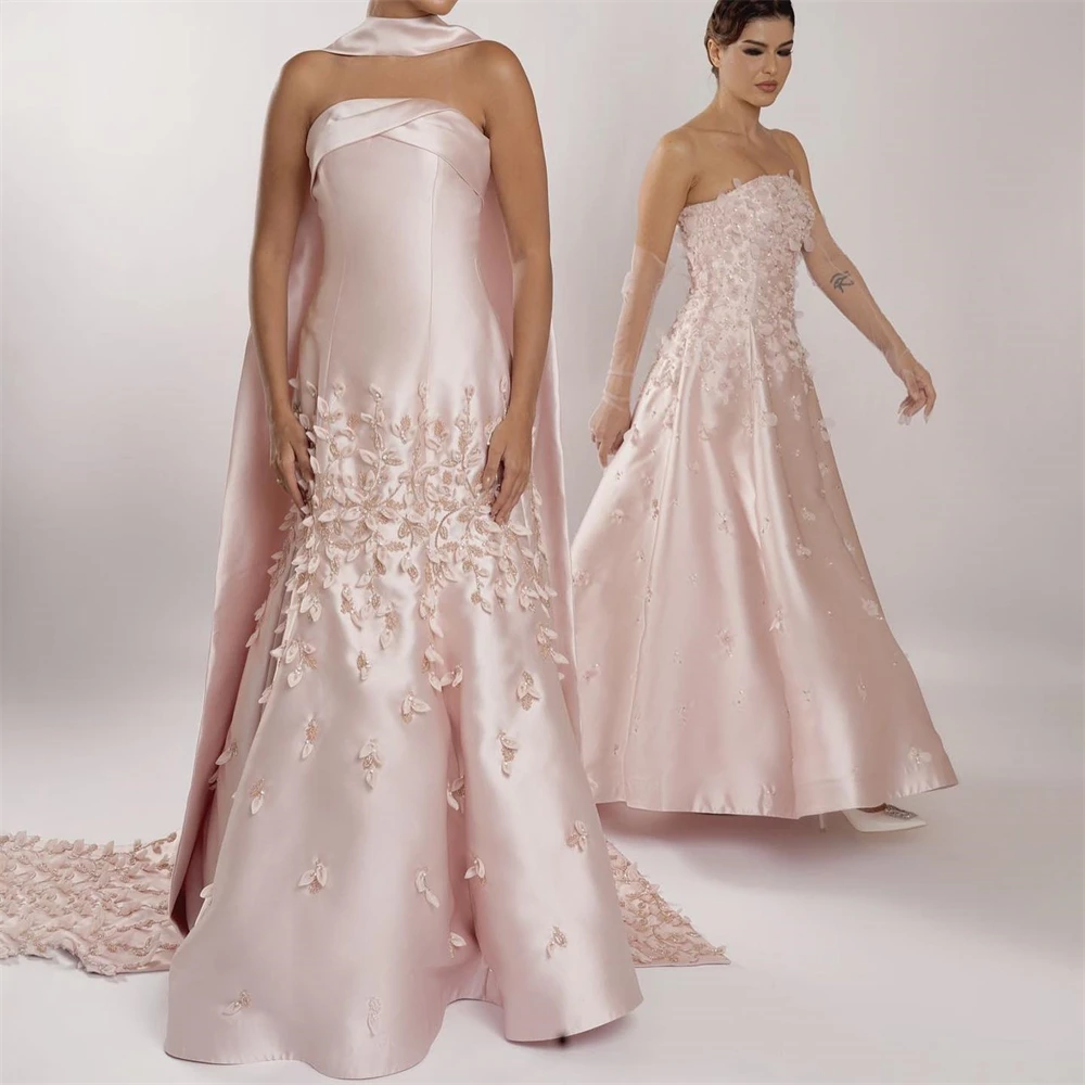 Prom Dress فساتين للحفلات الراقصة Strapless 3D Flower Women Yipeisha Satin Formal فستان Occasion Evening Gown Ramada فساتينn
Prom Dress فساتين للحفلات الراقصة Strapless 3D Flower Women Yipeisha Satin Formal فستان Occasion Evening Gown Ramada فساتينn