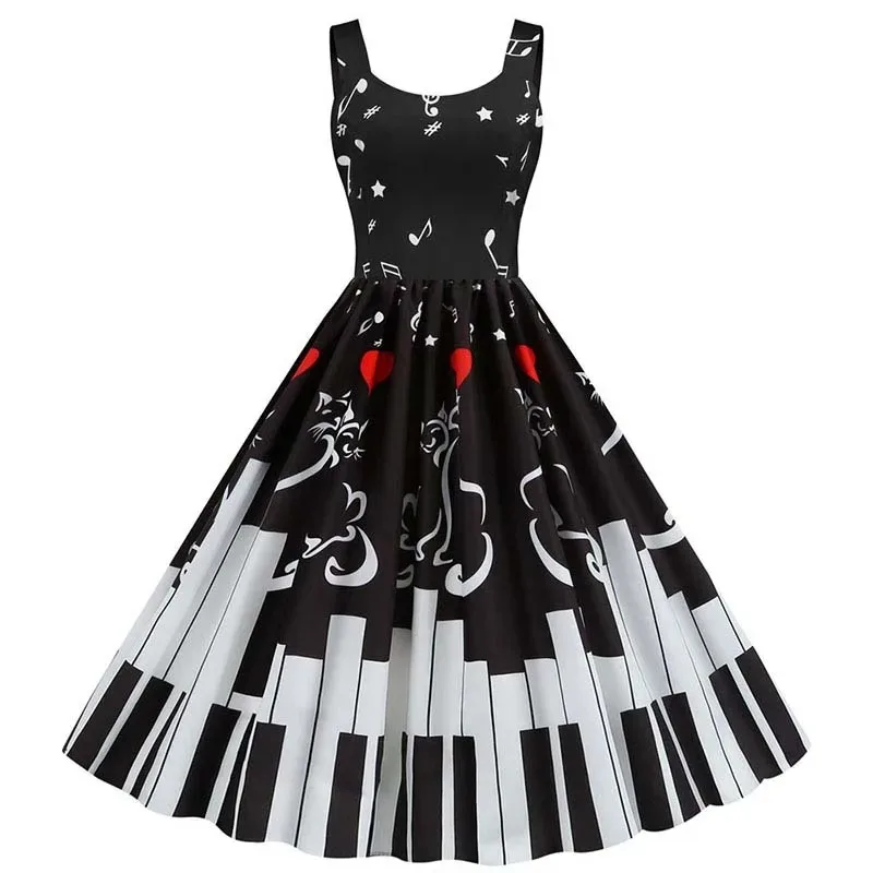 2024 Sexy Printed Ladies Party Dress Summer Noodle with Black Slim Vintage A-Line Mini Dress
2024 Sexy Printed Ladies Party Dress Summer Noodle with Black Slim Vintage A-Line Mini Dress