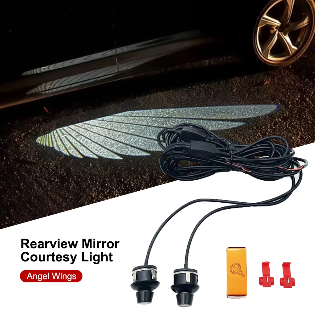 1Pair Universal Car Angel Wings LED Welcome Light 12V Rearview Mirror Courtesy Lights Car LED Decorative Taillight Ambient Light
1Pair Universal Car Angel Wings LED Welcome Light 12V Rearview Mirror Courtesy Lights Car LED Decorative Taillight Ambient Light