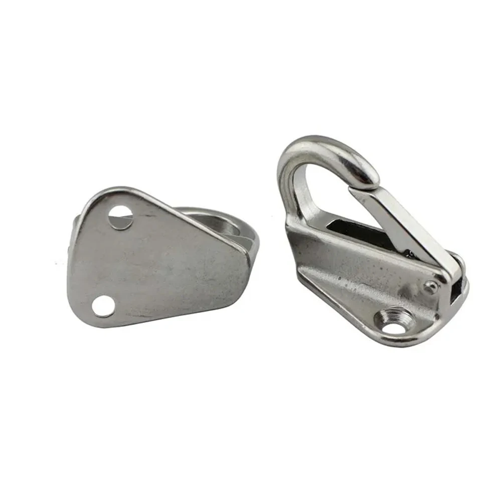 2Pcs Spring Locked Fender Hooks Premium Quality 316 Stainless Steel Ideal for Marine and Outdoor Applications
2Pcs Spring Locked Fender Hooks Premium Quality 316 Stainless Steel Ideal for Marine and Outdoor Applications