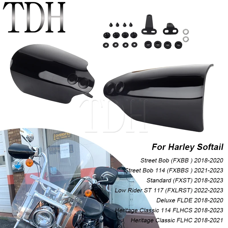 

Motorcycle Hand Guard Handguard Shield Protector Modification Protective For Harley Softail Street Bob Standard Low Rider Deluxe