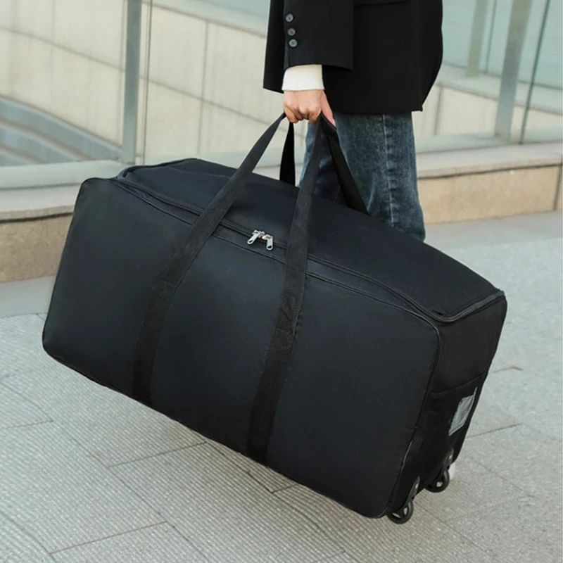 2023 Multifunction Unisex Universal Wheel Travel Bag Large Capacity Duffle Durable Oxford Simple Handbag Luggage Suitcase
2023 Multifunction Unisex Universal Wheel Travel Bag Large Capacity Duffle Durable Oxford Simple Handbag Luggage Suitcase