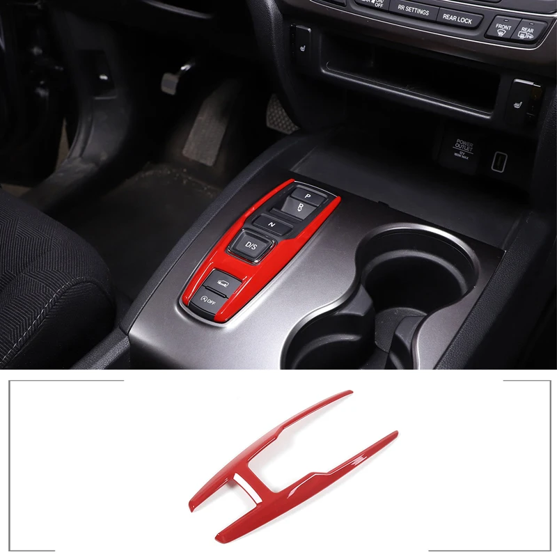 For Honda Pilot 2015-2022 ABS Red Car Center Gear Button Frame Trim Sticker Car Accessories Interior 
For Honda Pilot 2015-2022 ABS Red Car Center Gear Button Frame Trim Sticker Car Accessories Interior