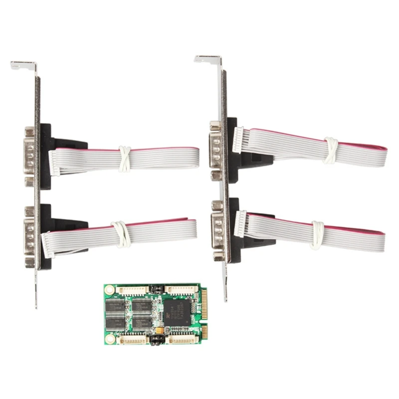 PCIE PCI-E на 4 последовательных порта. Карта адаптера расширения DB9 RS232 RS-232 с 4 портами последовательного COM XR17V354.
PCIE PCI-E на 4 последовательных порта. Карта адаптера расширения DB9 RS232 RS-232 с 4 портами последовательного COM XR17V354.