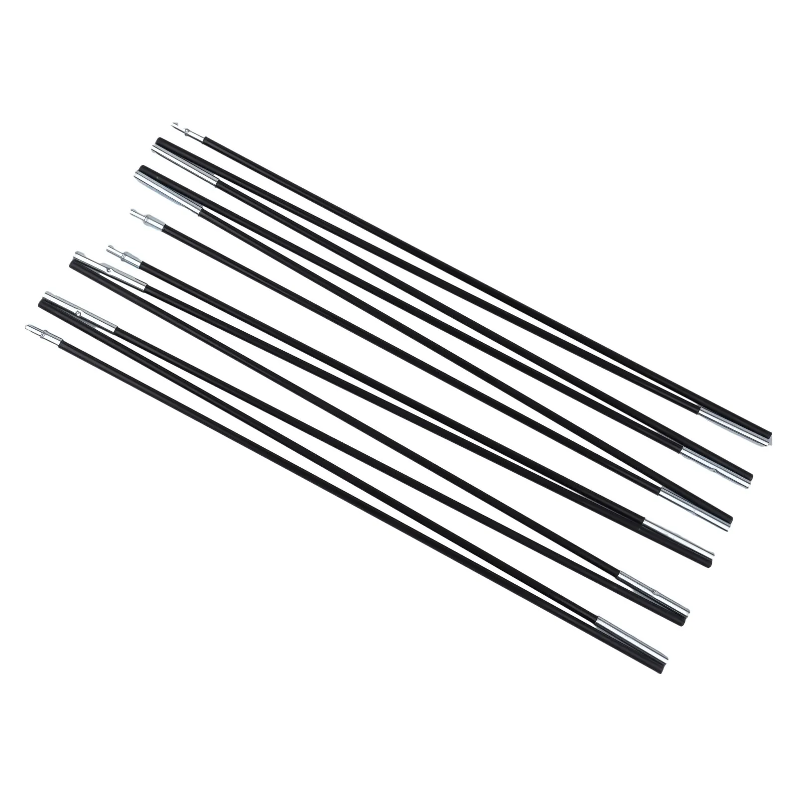 

1 Pair 12 Pieces Arc Tent Rod Glass Fiber Poles For Tents Tent Pole Replacement Camping Tents Accessories Outdoor Awning Frames