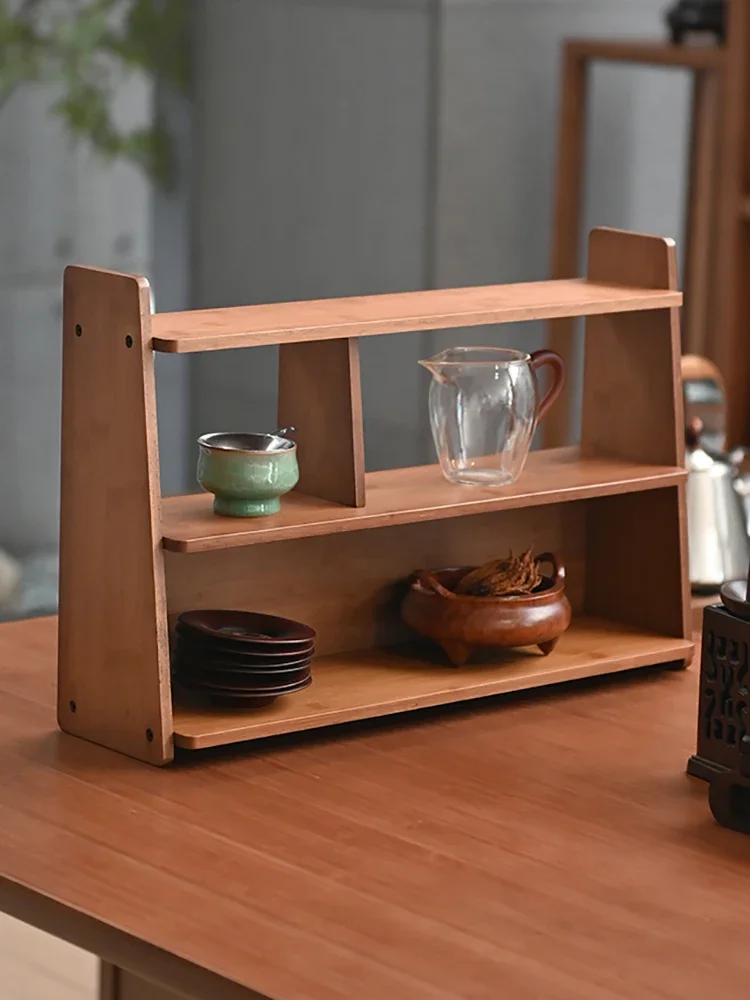 Dulu New Chinese Style Desktop Fun Combination Display Rack Multi layered Tea Set and Tea Shelves on the Table
Dulu New Chinese Style Desktop Fun Combination Display Rack Multi layered Tea Set and Tea Shelves on the Table
