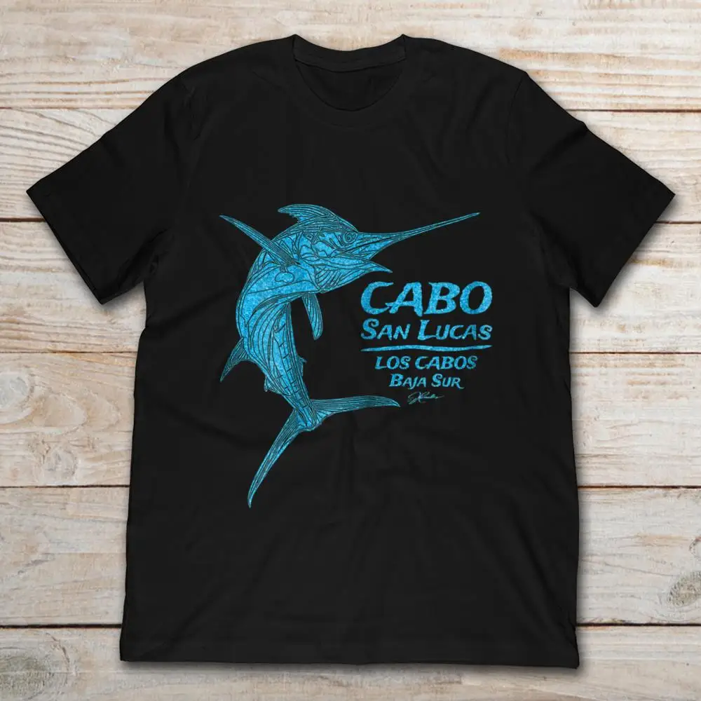 Cabo San Lucas Marlin Fish Fisherman Angler Gift T-Shirt Short Sleeve Casual 100% Cotton O-Neck Summer Mens T-shirt Size S-3XL
Cabo San Lucas Marlin Fish Fisherman Angler Gift T-Shirt Short Sleeve Casual 100% Cotton O-Neck Summer Mens T-shirt Size S-3XL