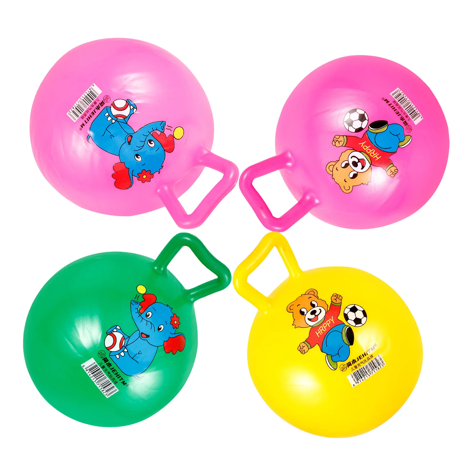 4 Pcs Handle Racket Kids Toy Ball Children Cartoon Bouncy Balls Pattern Hopping Children's Toys Jumping Space
4 Pcs Handle Racket Kids Toy Ball Children Cartoon Bouncy Balls Pattern Hopping Children's Toys Jumping Space
