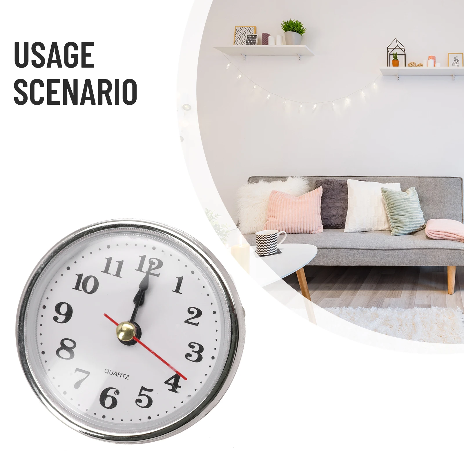 Home Supplies Quartz Clock Insert Unique 65MM Quartz Movement Replacement For DIY Enthusiasts Gold Silvery Arabic Numbers 1pc
Home Supplies Quartz Clock Insert Unique 65MM Quartz Movement Replacement For DIY Enthusiasts Gold Silvery Arabic Numbers 1pc