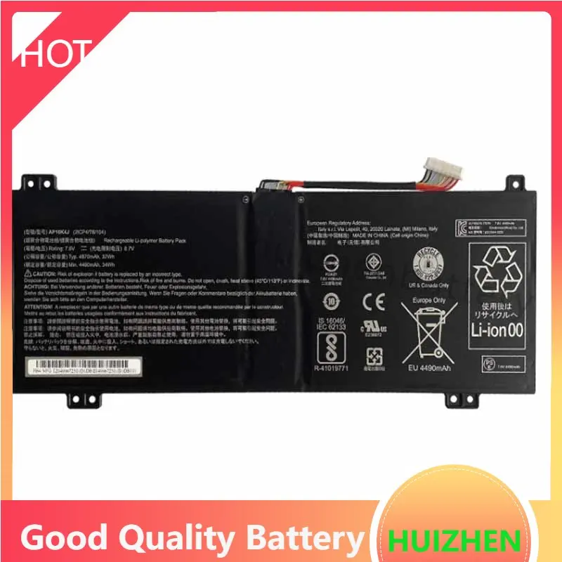 New Laptop Battery for Acer Chromebook Spin 11 R751T R751TN R751T-C0QV R751T-C15C R751T-C32Z R751T-C4X0 R751TN-C0CG R751TN-C0Q
New Laptop Battery for Acer Chromebook Spin 11 R751T R751TN R751T-C0QV R751T-C15C R751T-C32Z R751T-C4X0 R751TN-C0CG R751TN-C0Q