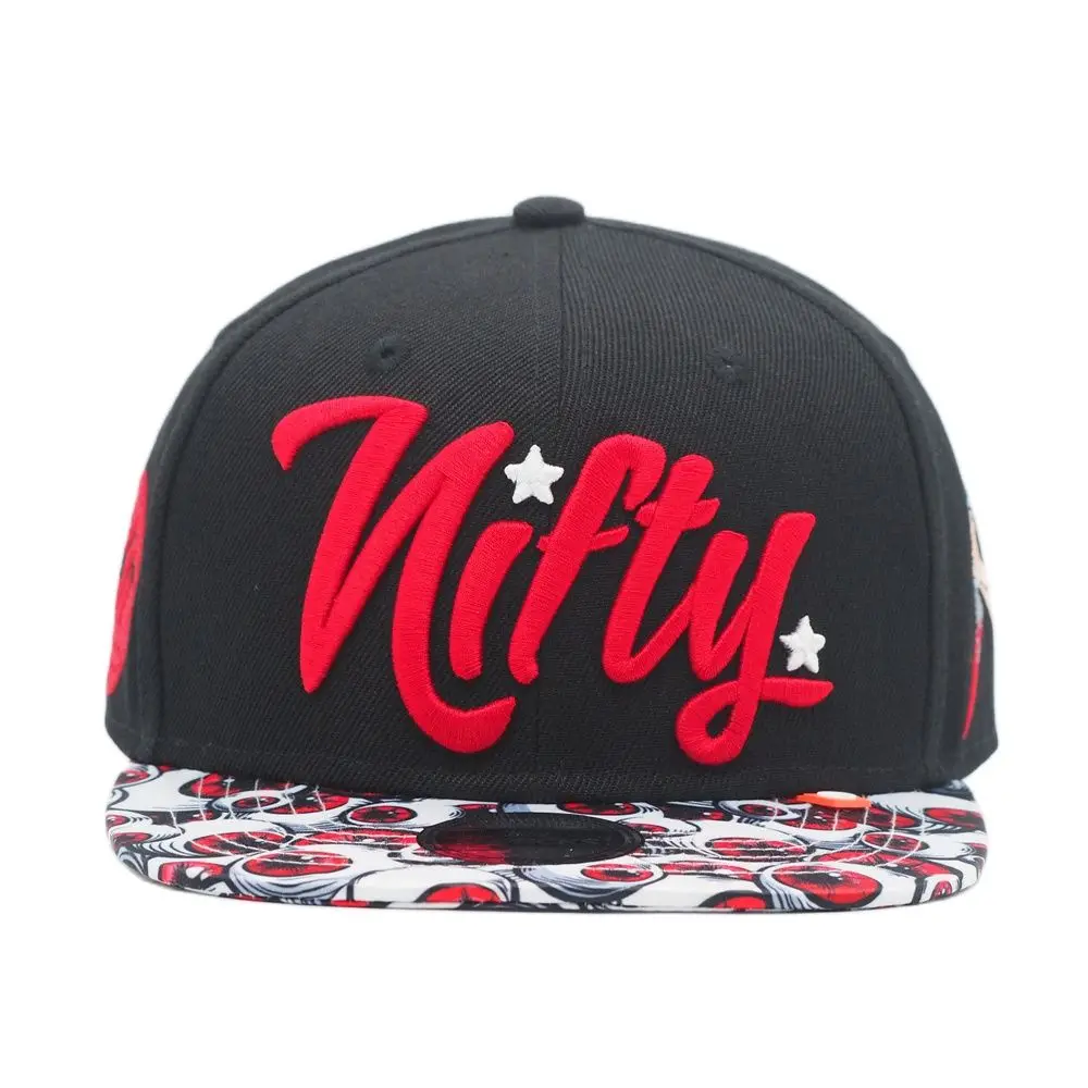 

Nifty Snapback Cap Jason The Killer Flat Bill Baseball Hat Big Eyes Monogram Print German Car Calture Inspired Brand Headwear