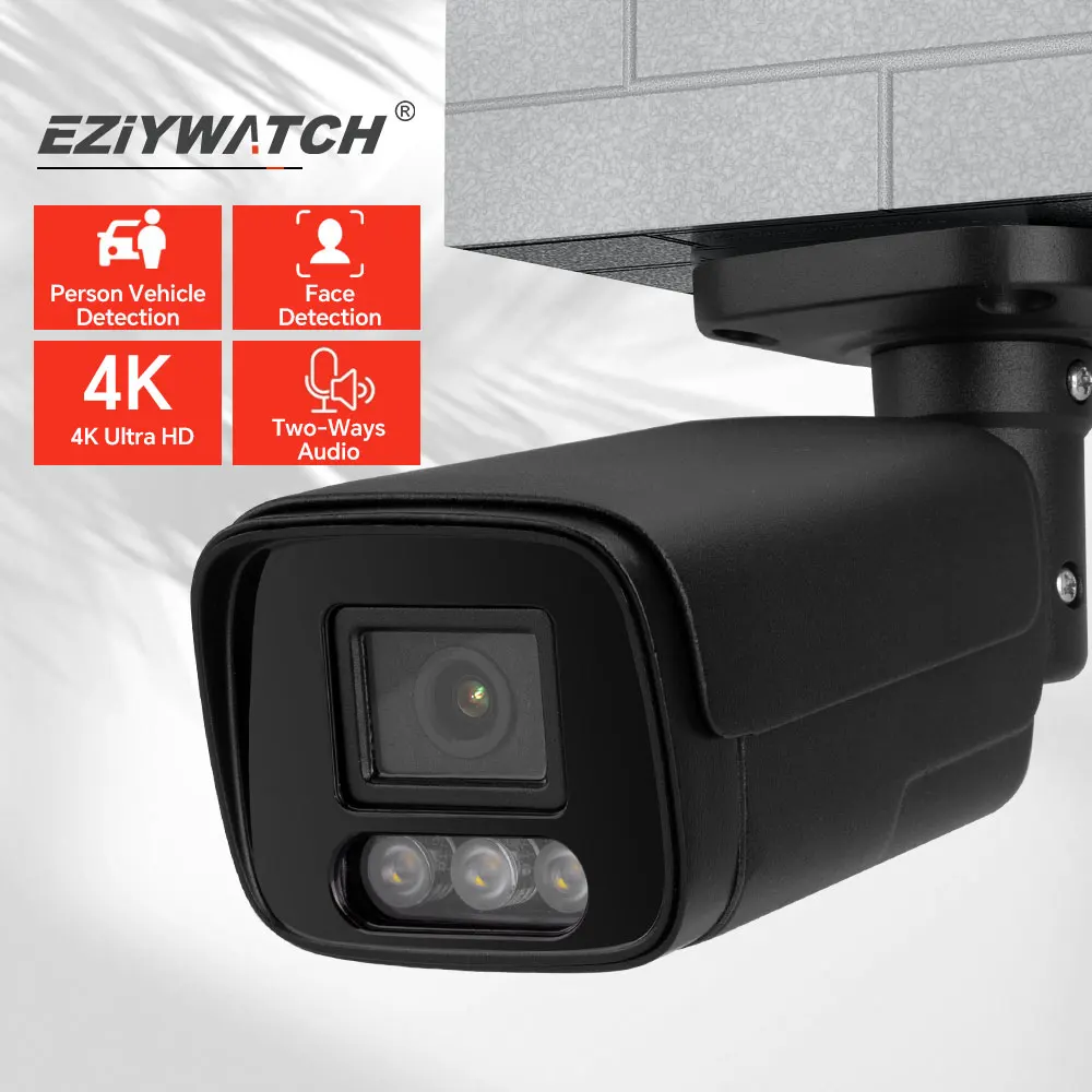 8MP 5MP POE IP Camera Outdoor CCTV Security Camera Audio Record Bullet Camera Full Color Night Vision Smart AI Remote Access
8MP 5MP POE IP Camera Outdoor CCTV Security Camera Audio Record Bullet Camera Full Color Night Vision Smart AI Remote Access