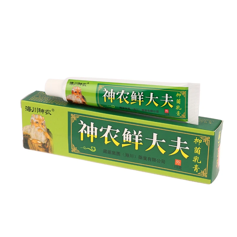 

15 г натуральная китайская медицина, травяная Антибактериальная фотобактериальная лечебная мазь экземы, высококачественный травяной крем
