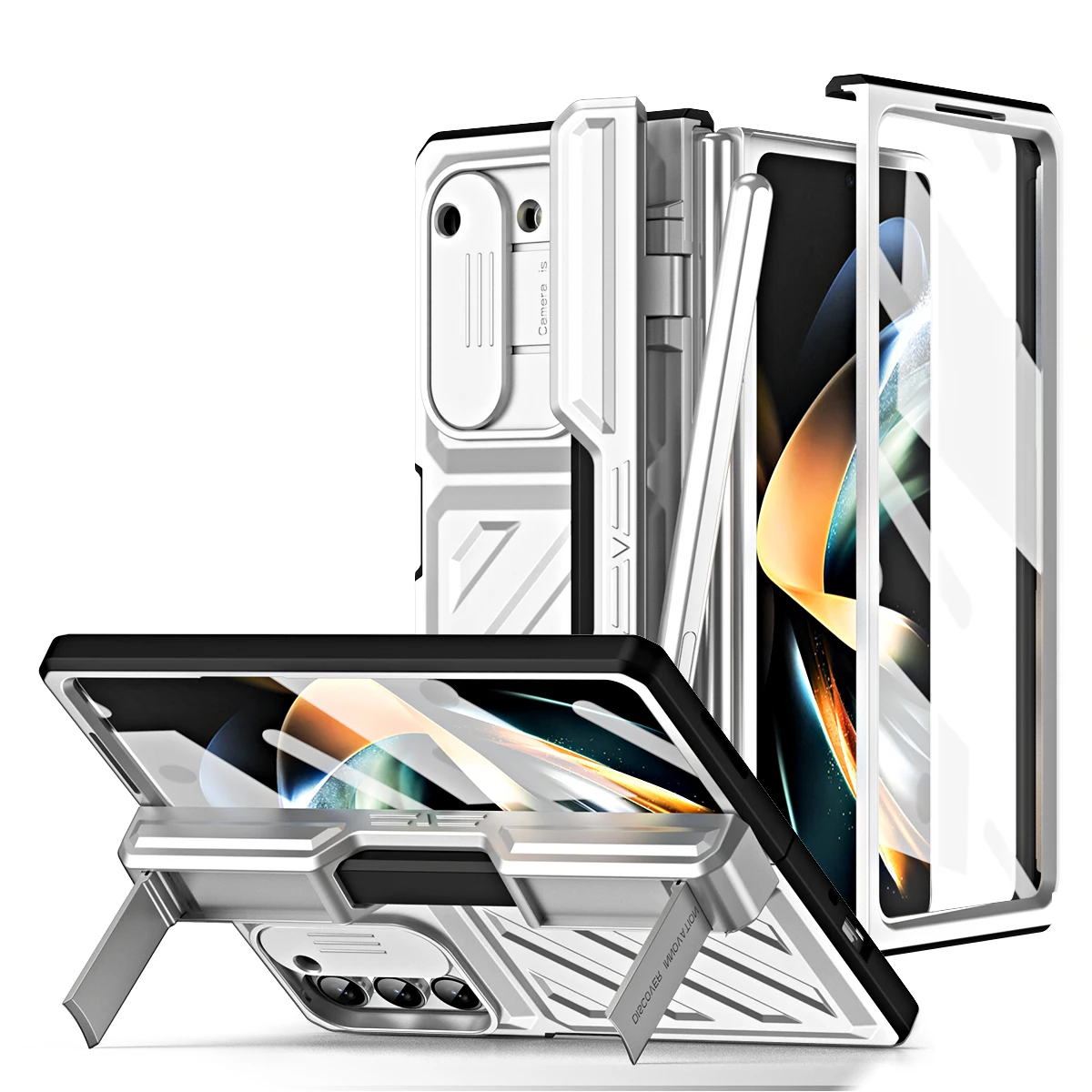 For Samsung Z Fold 5 Tempered Glass Film Full Body Case for Samsung Galaxy Z Fold 5 Fold5 5G Zfold5 Mobile Phone S Pen Covers
For Samsung Z Fold 5 Tempered Glass Film Full Body Case for Samsung Galaxy Z Fold 5 Fold5 5G Zfold5 Mobile Phone S Pen Covers