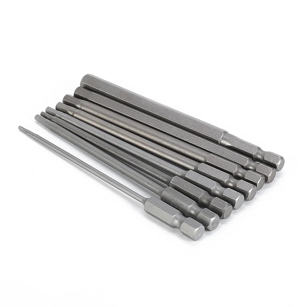 High Quality 8 Piece Metric Hex Head Drill Bit Set with Magnetic Tips and 1/4\" Shank for Wrench and Screwdriver Use
High Quality 8 Piece Metric Hex Head Drill Bit Set with Magnetic Tips and 1/4\" Shank for Wrench and Screwdriver Use