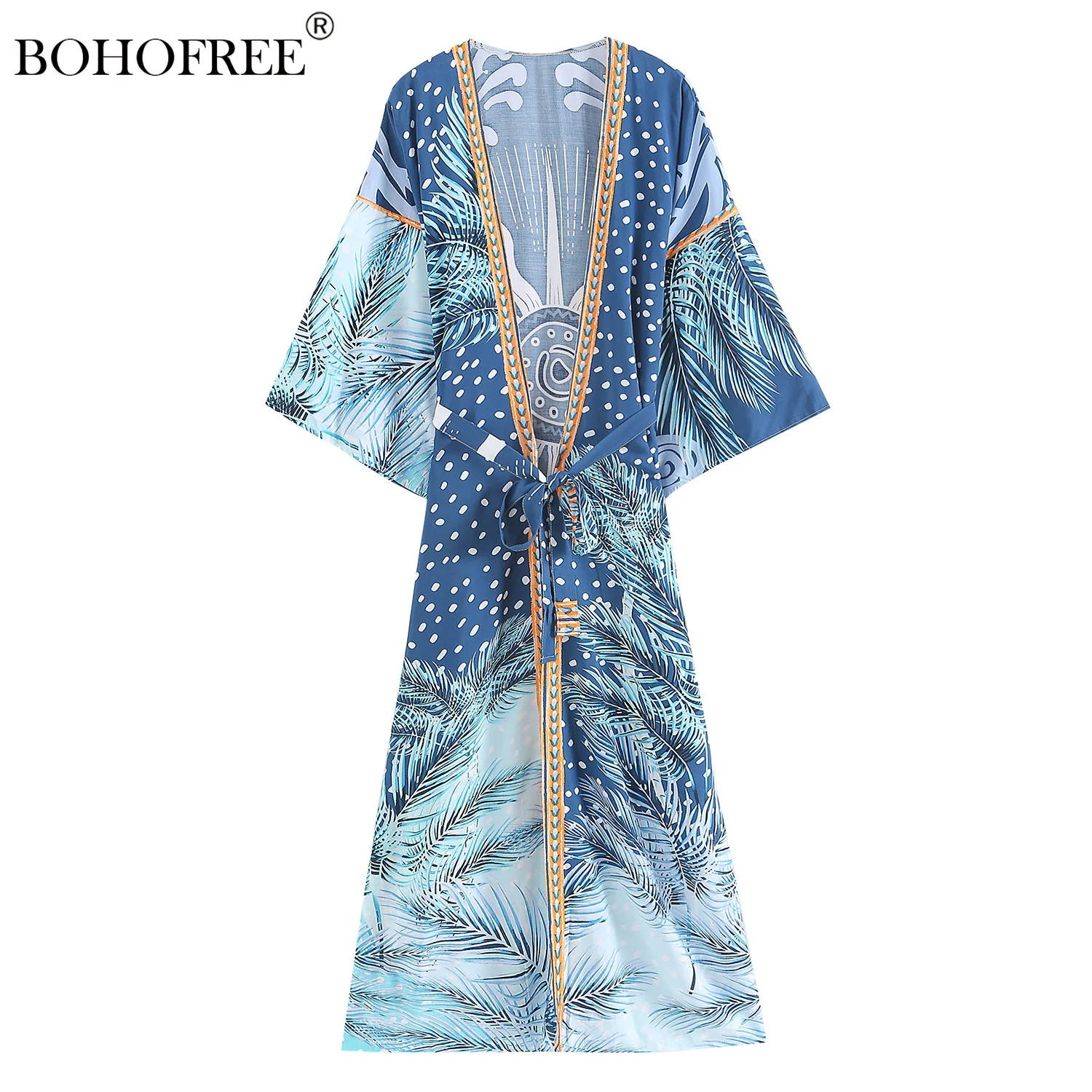 Vintage Chic Totem Floral Print Kimono Rayon Cotton Bohemian Robe Belt Boho Cover Ups Women Cardigan Robes Bikini Cover-ups
Vintage Chic Totem Floral Print Kimono Rayon Cotton Bohemian Robe Belt Boho Cover Ups Women Cardigan Robes Bikini Cover-ups