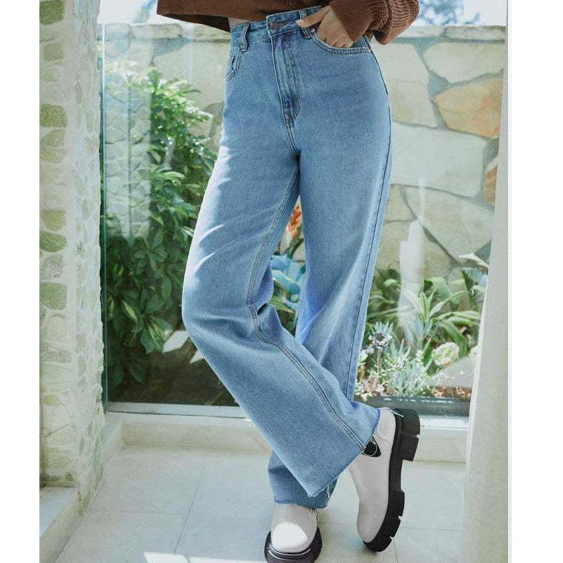 Women's straight leg jeans high waist retro loose casual pants 2023 new fashion female simple wide leg pants mom denim trousers
Women's straight leg jeans high waist retro loose casual pants 2023 new fashion female simple wide leg pants mom denim trousers