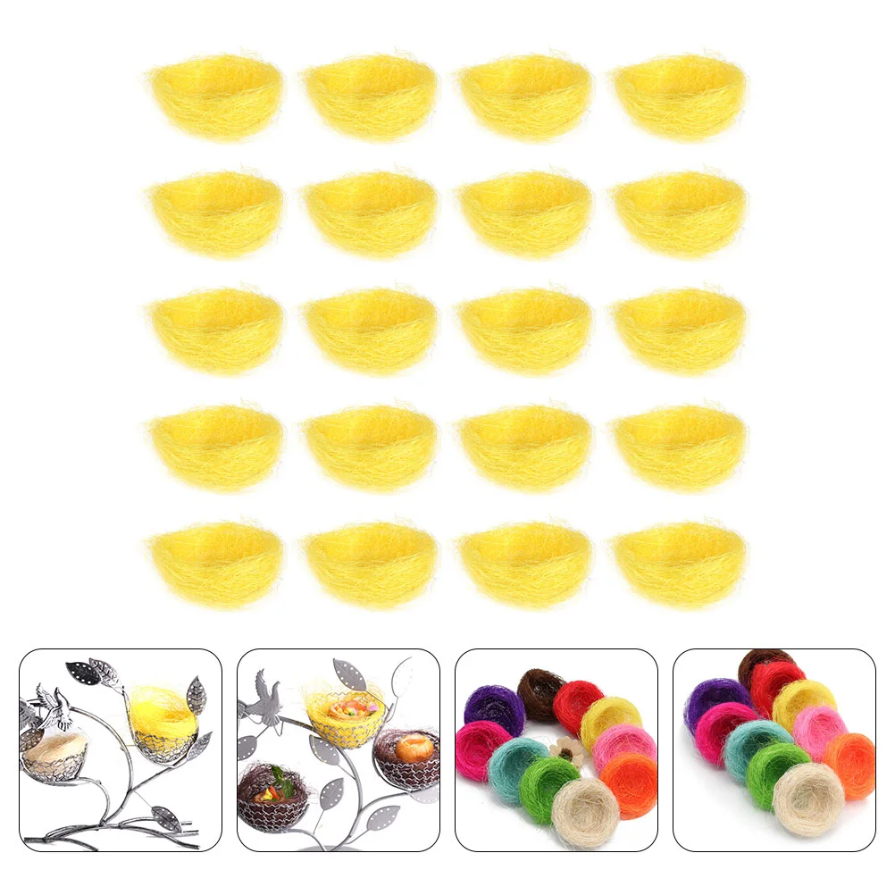 10/20pcs Artificial Bird Nests Hemp Thread Birds Nest Ornaments DIY Handmade Easter Party Garden Decoration
10/20pcs Artificial Bird Nests Hemp Thread Birds Nest Ornaments DIY Handmade Easter Party Garden Decoration