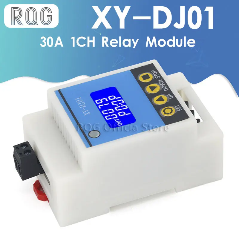 XY-DJ01 30A 1CH Relay Module Delayed Power Off Disconnected Trigger Delay Cycle Timing Circuit Switch Rail Type
XY-DJ01 30A 1CH Relay Module Delayed Power Off Disconnected Trigger Delay Cycle Timing Circuit Switch Rail Type