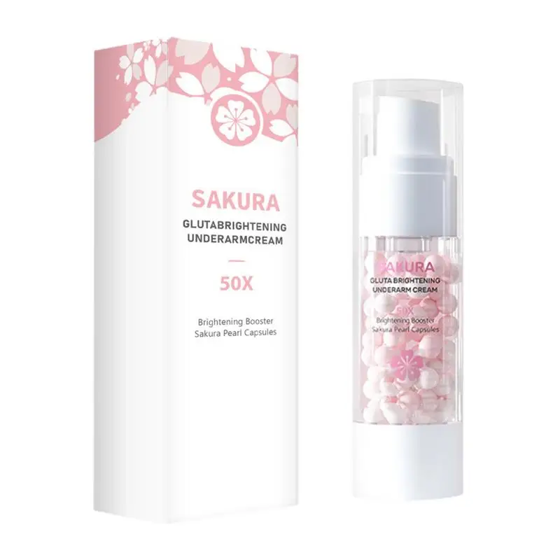 

Underarm Cream For Women Natural Sakura Extract Moisturizing Essence Armpit Cream Non Greasy & Mild Formula Yellowing Removal