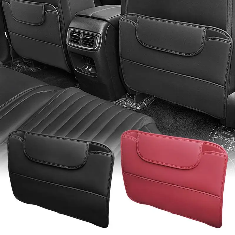 

Car Seat Anti Kick Pad Automotive Artificial Leather Seat Protector Cover Vehicles Back Seat Anti Scratch Kick Mat Accessories