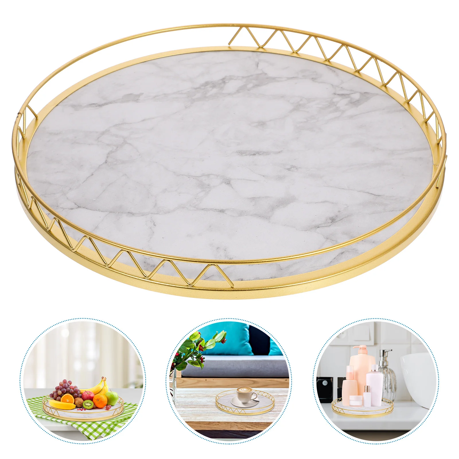 Round Tray Storage Fruit Holder Tea Cup Breakfast Plate Decorative Serving Household Bread Rustic Style Counter
Round Tray Storage Fruit Holder Tea Cup Breakfast Plate Decorative Serving Household Bread Rustic Style Counter